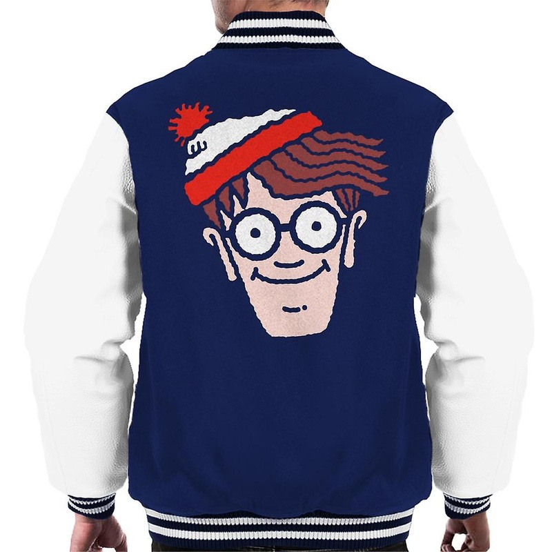 Where’s Wally Character Head Men’s Varsity Jacket