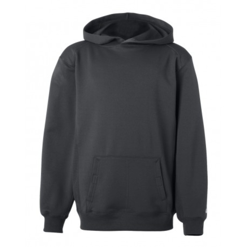Badger 2454 Youth Performance Fleece Hooded Sweatshirt | Badger 2454