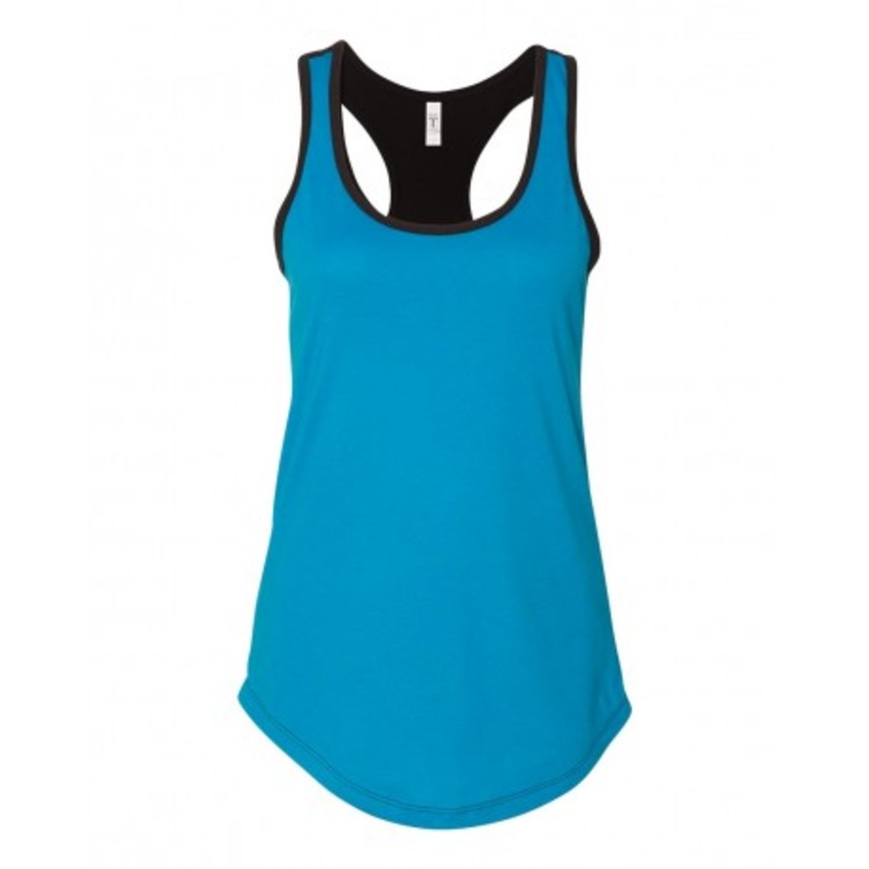 Next Level Apparel 1534 Women’s Ideal Colorblocked Racerback Tank | Next Level Apparel 1534