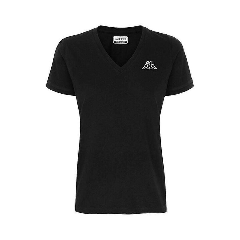 Womens Short Sleeve T-Shirt Kappa Cabou Black