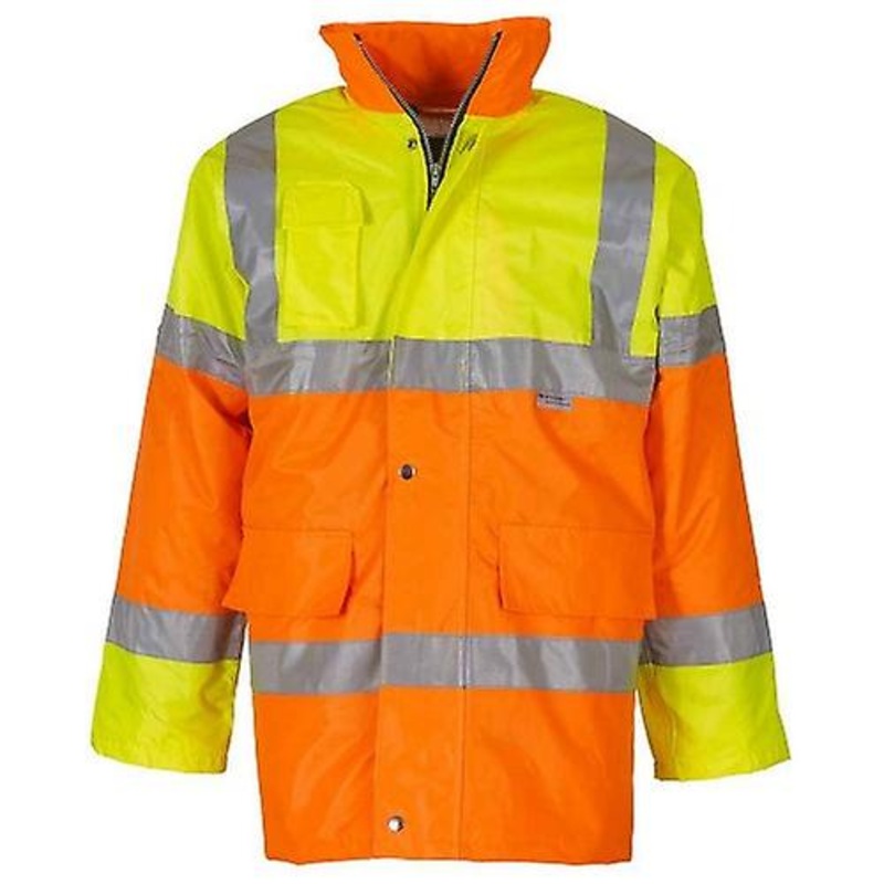 Yoko Unisex Adult Contrast Hi-Vis Jacket