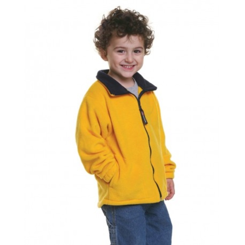 Bayside 1115 Youth USA-Made Full-Zip Fleece Jacket | Bayside 1115