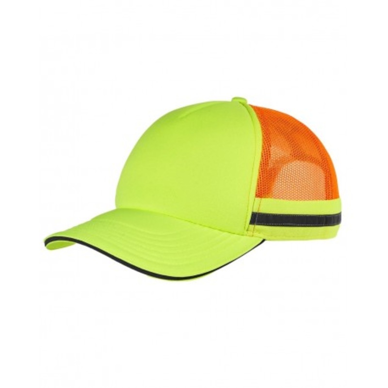 Big Accessories BA661 Safety Trucker Cap | Big Accessories BA661