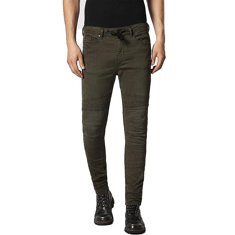 Diesel Bakari Ne 0684t Mens Denim Sweat Jogg Jeans Lyocell
