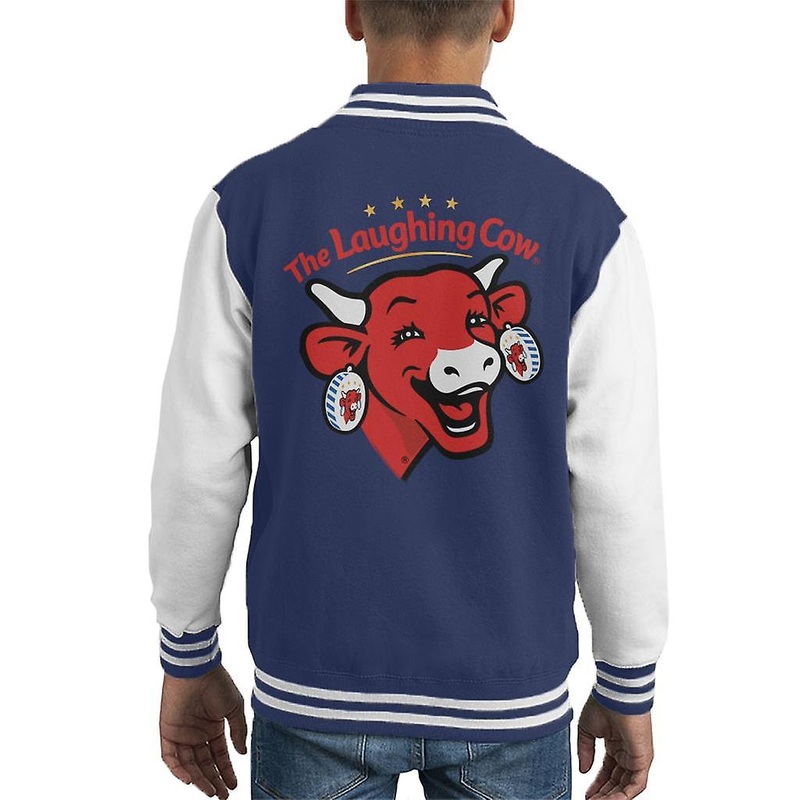 The Laughing Cow Contemporary Logo Kid’s Varsity Jacket
