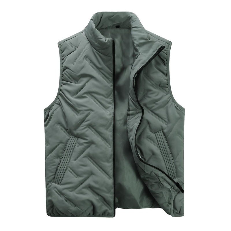 Cloudstyle Men’s Casual Loose Fit Stand Collar Down Vest