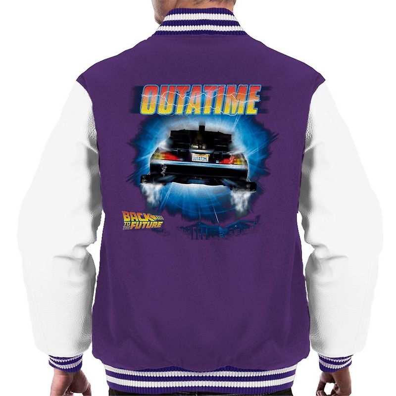 Back to the Future Outa Time Men’s Varsity Jacket