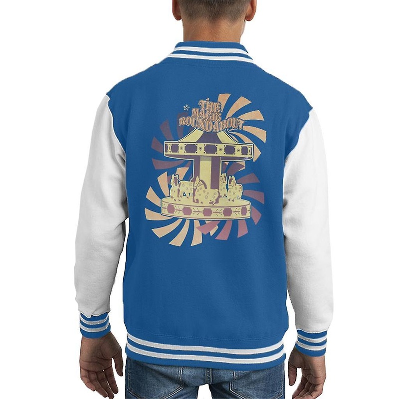 The Magic Roundabout Retro Carousel Kid’s Varsity Jacket
