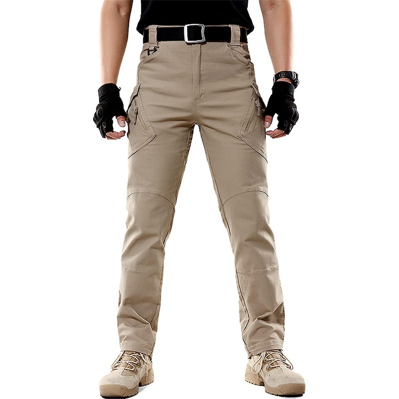 Men’s Outdoor Tactical Pants,Rip-Stop Lightweight Stretch Military Multi Pockets Water Resistant Cas