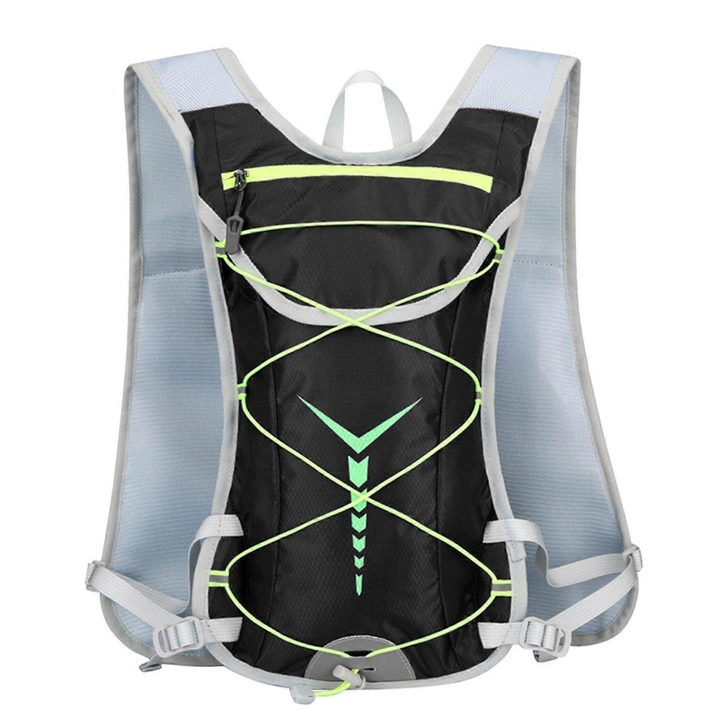 Running Vest for Women  Men, Lightweight Hydration Backpack, Marathon Running Vest, Black