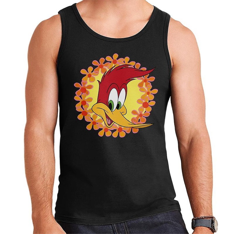Woody Woodpecker Floral Border Men’s Vest