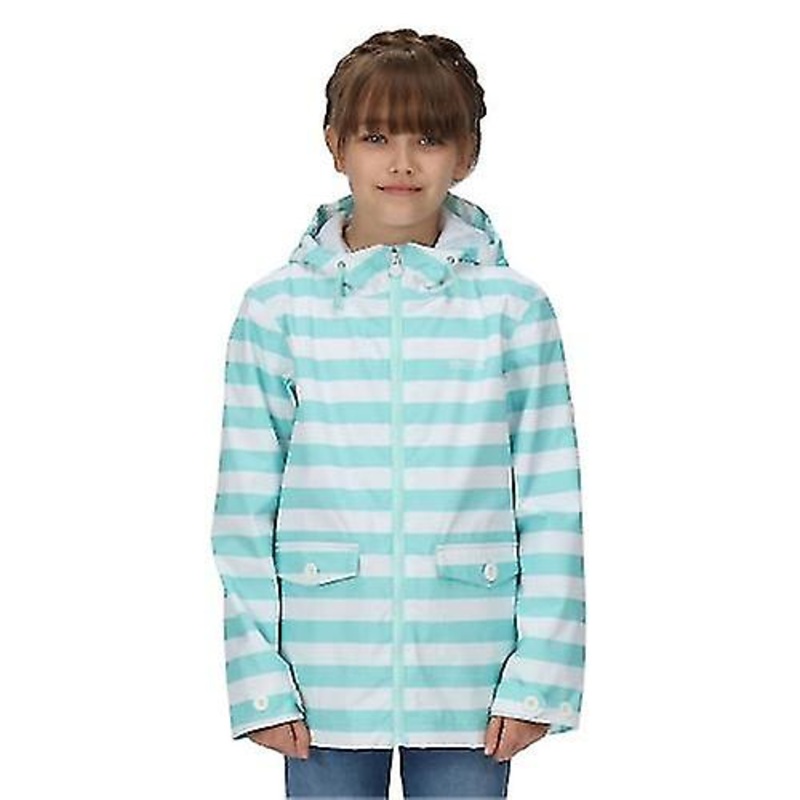 Regatta Childrens/Kids Belladonna Stripe Waterproof Jacket