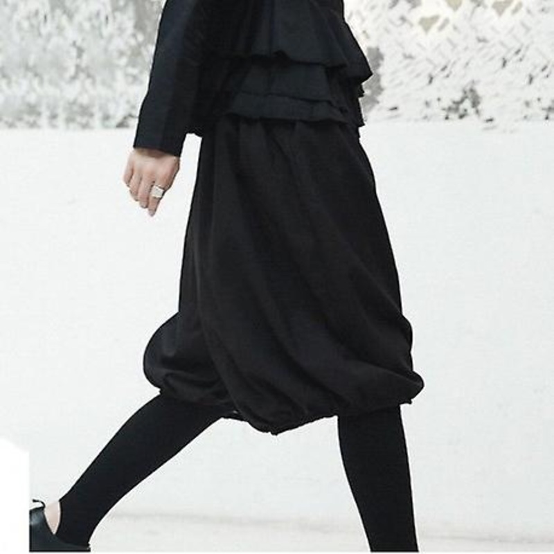 Striped Stitching Loose Wide Leg Pants