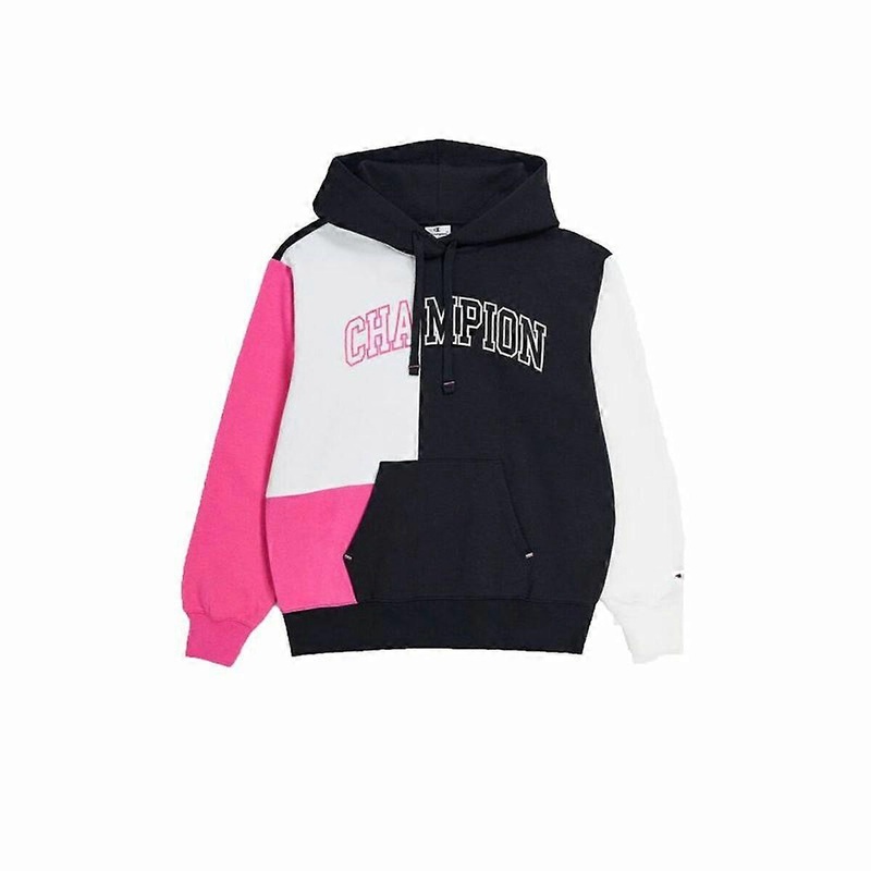 Womens Hoodie Champion Legacy White Pink Black