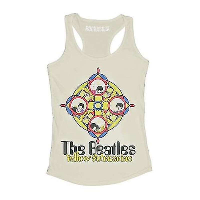 The Beatles Womens/Ladies Yellow Submarine Porthole Vest Top