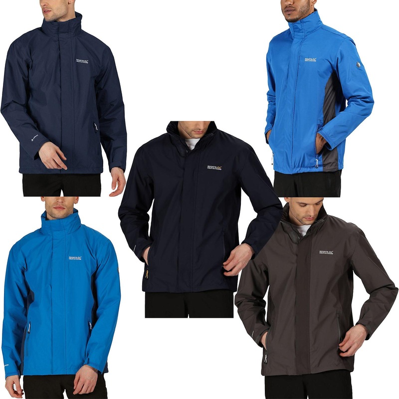 Regatta Mens Matt Lightweight Waterproof Hooded Outdoor Walking Jacket Coat