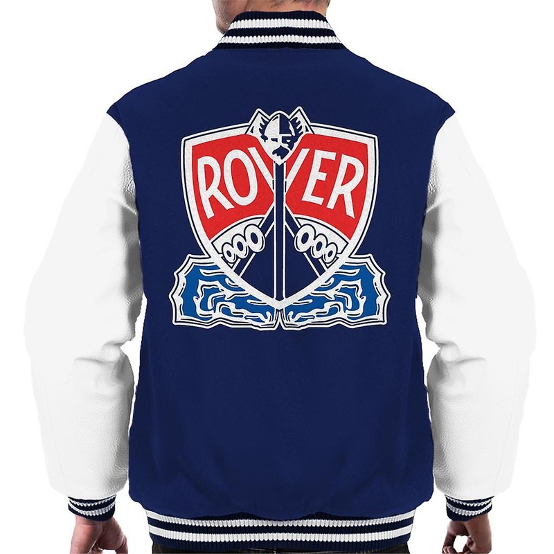 Rover Logo With Border British Motor Heritage Men’s Varsity Jacket