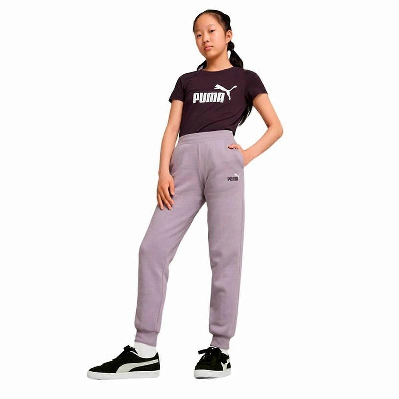 Children’s Tracksuit Bottoms Puma  Essentials Purple