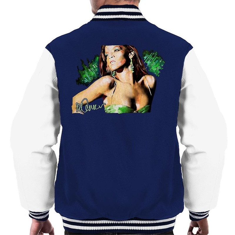 Sidney Maurer Original Portrait Of Rihanna Earrings Men’s Varsity Jacket