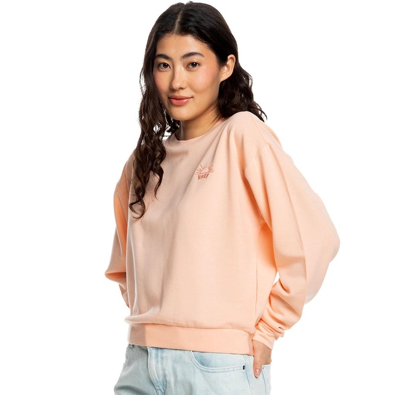 Roxy Womens Surfing By Moonlight Pullover Crew Neck Jumper Sweatshirt