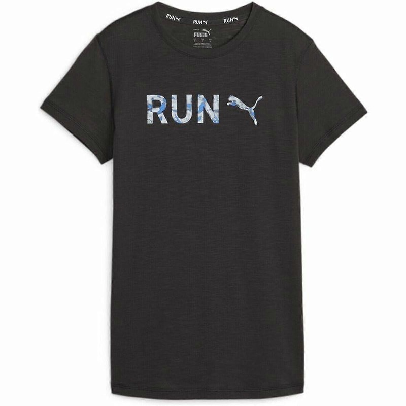 Womens Short Sleeve T-Shirt Puma Graphicc Black