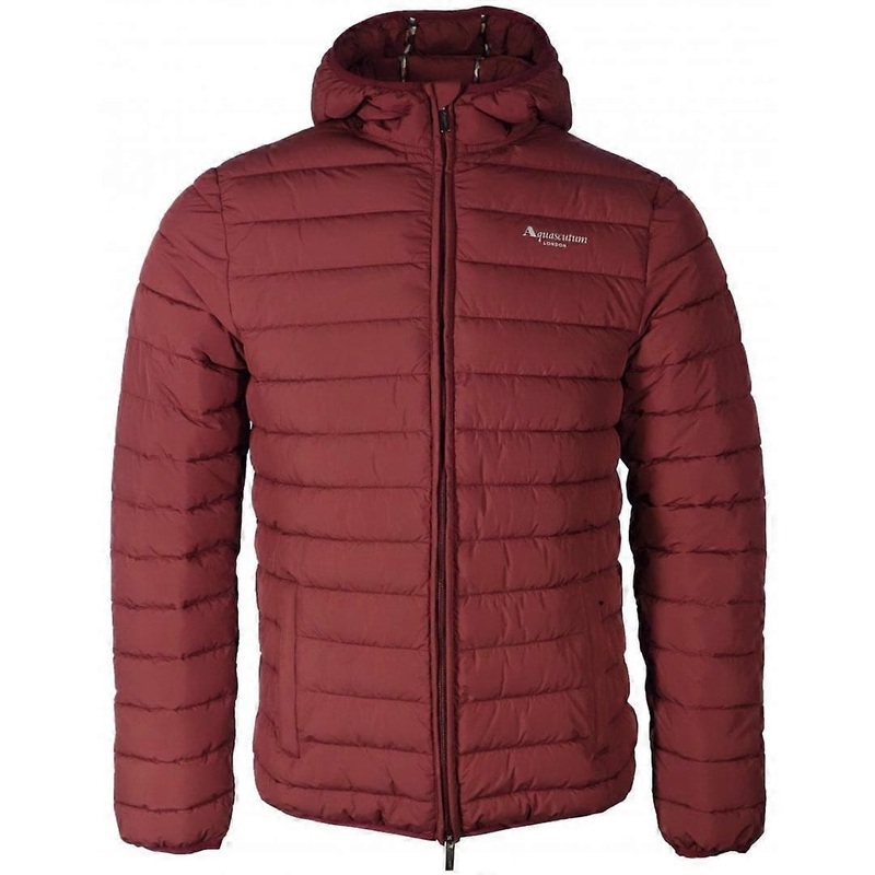 Aquascutum Active 100GR Hooded Burgundy Jacket