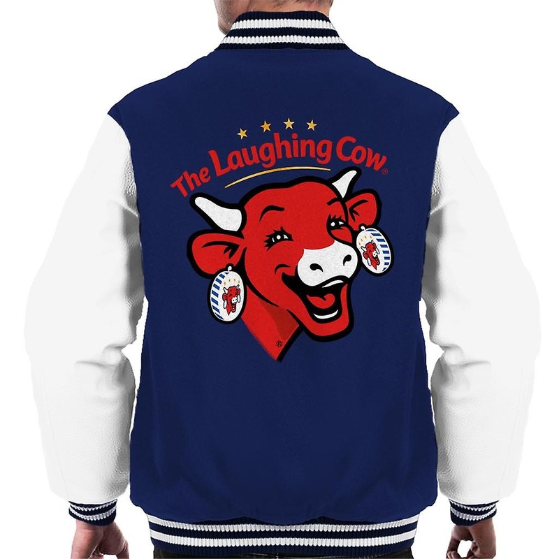 The Laughing Cow Contemporary Logo Men’s Varsity Jacket
