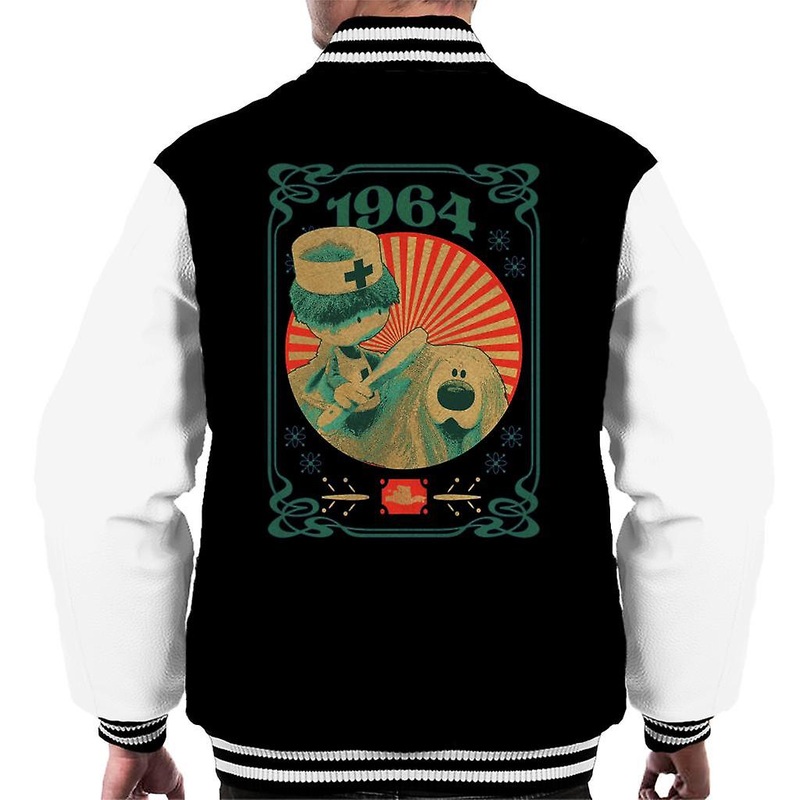 The Magic Roundabout Retro Brush Dougal Men’s Varsity Jacket