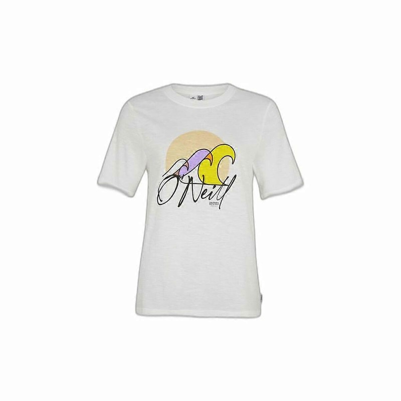 Womens Short Sleeve T-Shirt O’Neill Luano Graphic White