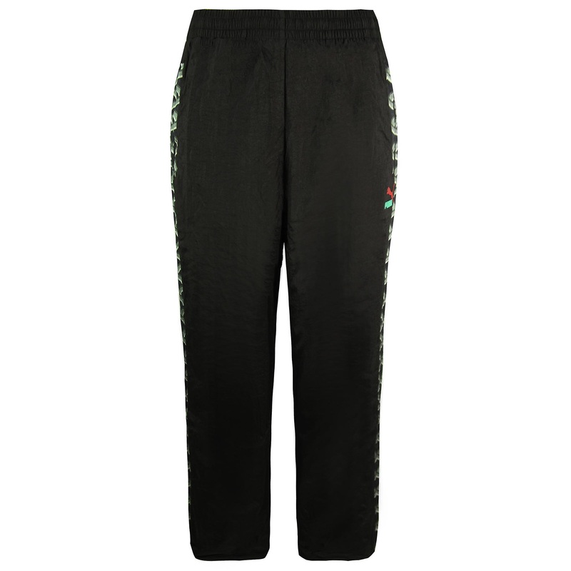 Puma Alife AOP All Over Print Track Pants Black Nylon Mens Bottoms 568729 01