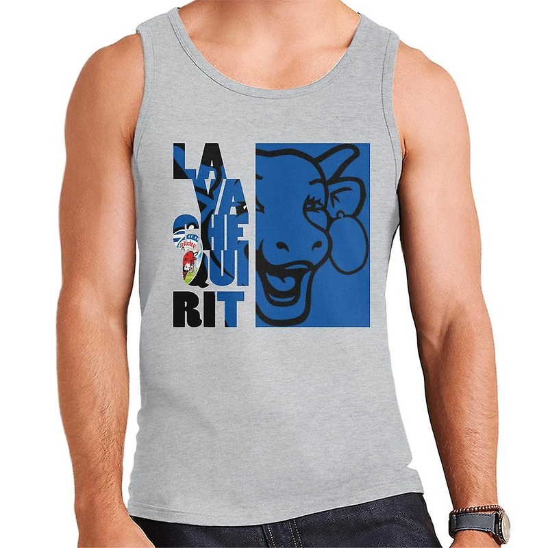 The Laughing Cow La Vache Qui Rit Blue Montage Men’s Vest