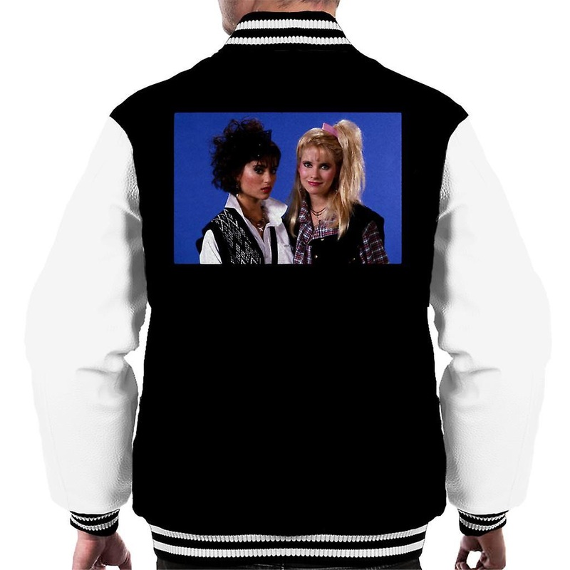 Weird Science Hilly And Deb Together Men’s Varsity Jacket
