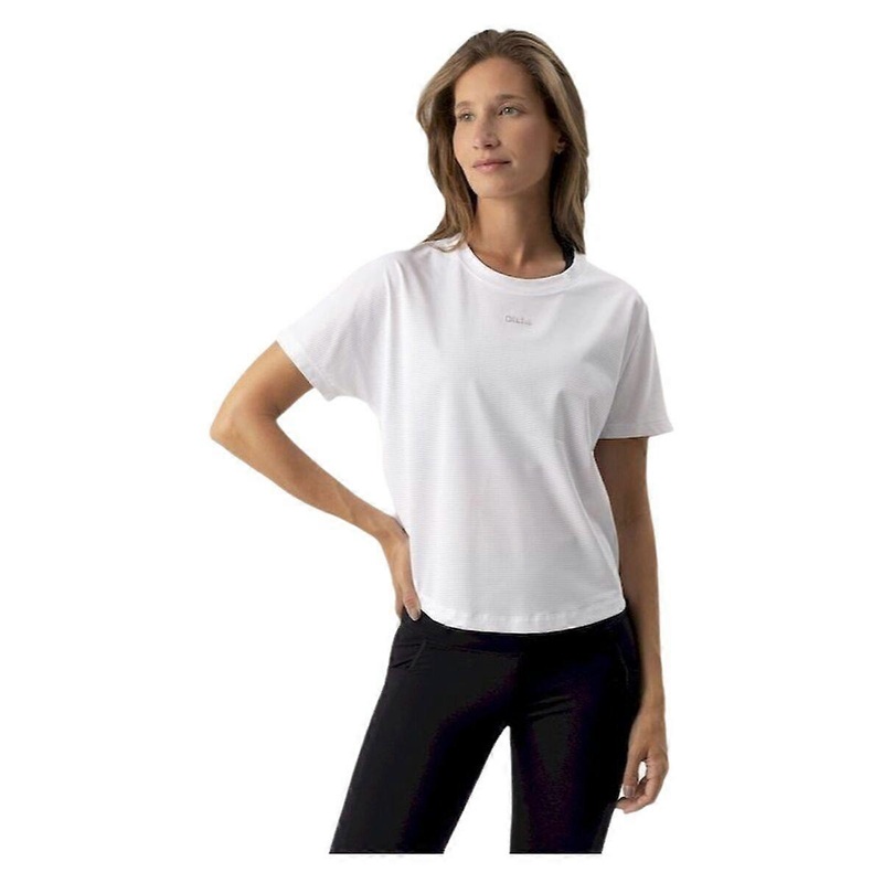 Womens Short Sleeve T-Shirt Ditchil Aria White