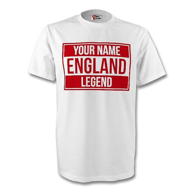Your Name England Legend Tee (white) – Kids