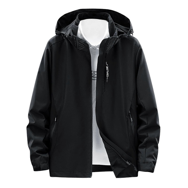 Softshell Jacket Men’s Transition Waterproof Windproof Winter Warm Outdoor Jacket Black Size L For Hiking Camping