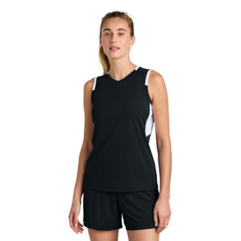 Sport-Tek LST441 Women’s Club Sleeveless V-Neck
