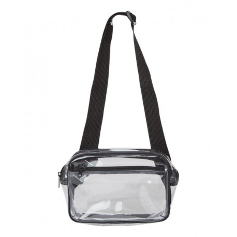 Liberty Bags 5778 Clear Stadium 2-Pocket Fanny Pack/Crossbody Bag | Liberty Bags 5778