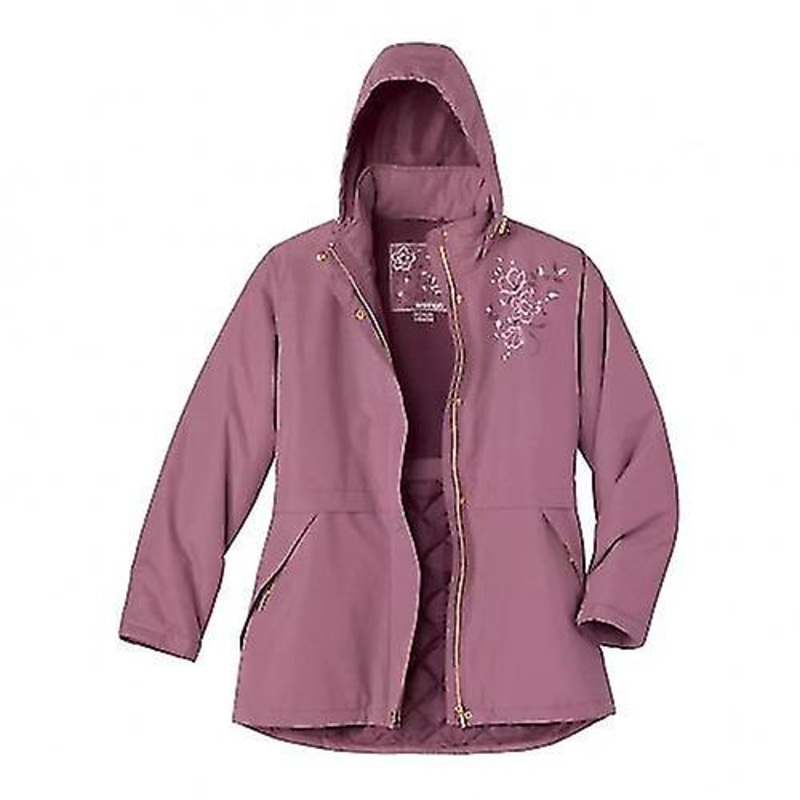 Atlas for Women Womens/Ladies Water Repellent Hooded Parka