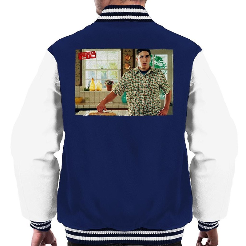 American Pie Jim Touches Pie Men’s Varsity Jacket