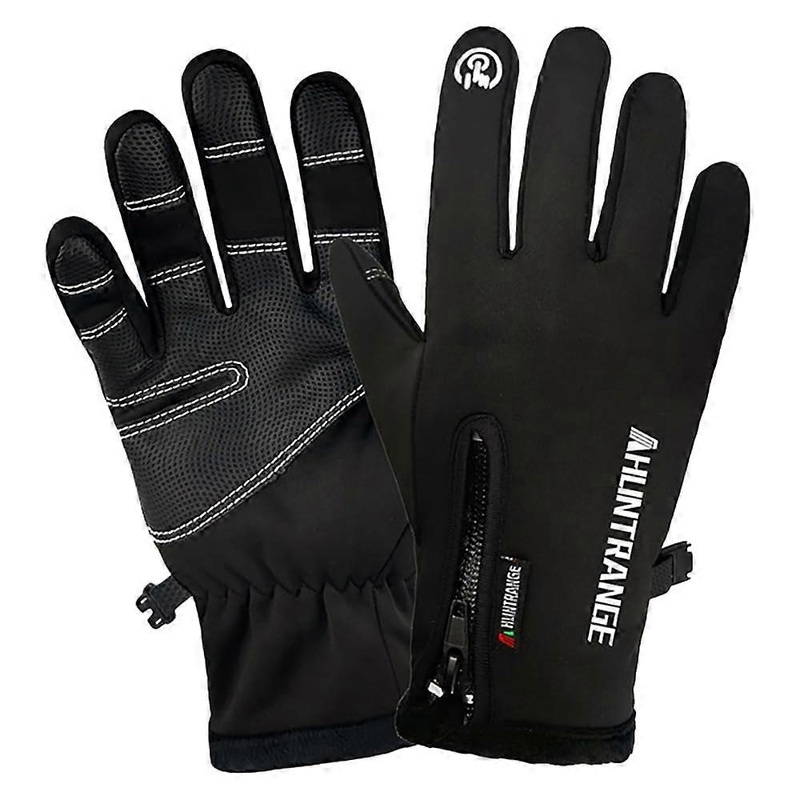 Unisex Windproof/Warm Gloves (with Zipper) – Winter Equestrian Black Uniform Code (with Zipper)