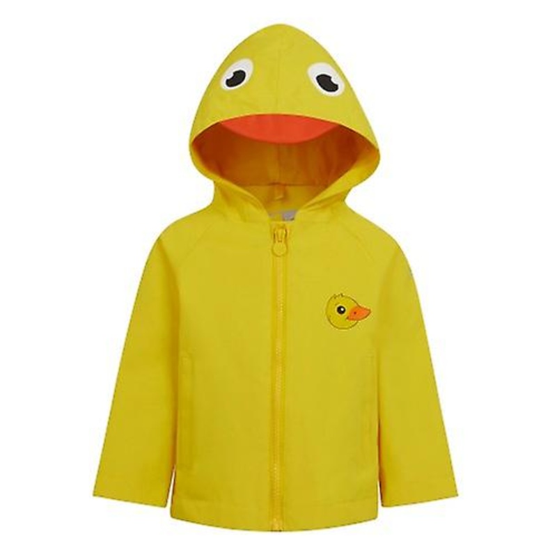 Regatta Childrens/Kids Pebbles The Duck Waterproof Jacket