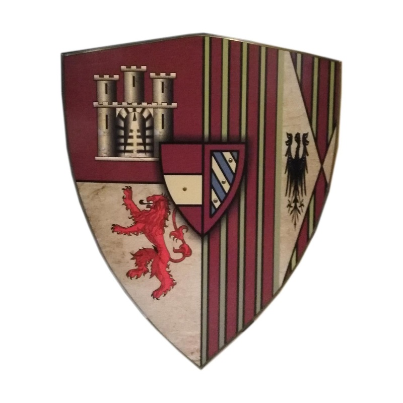 Wooden House Lannister of GOT Viking Curved Shield SWE84