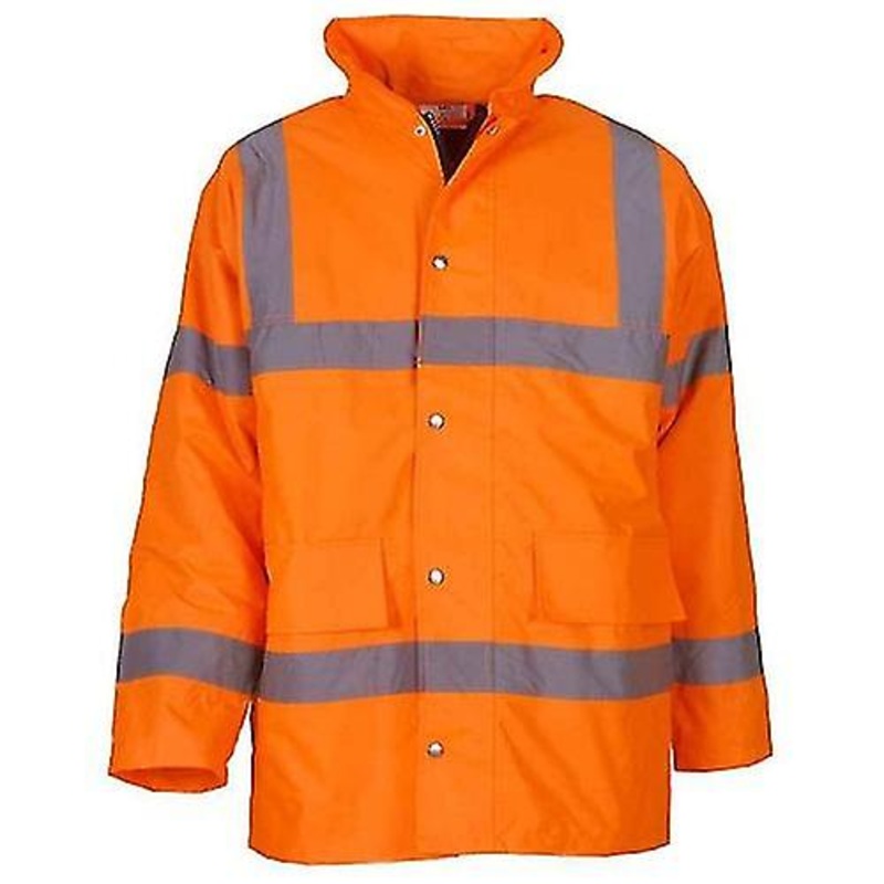 Yoko Unisex Adult Classic Motorway Hi-Vis Safety Padded Jacket