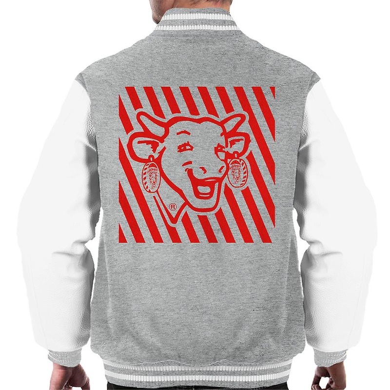 The Laughing Cow Red Stripes Men’s Varsity Jacket