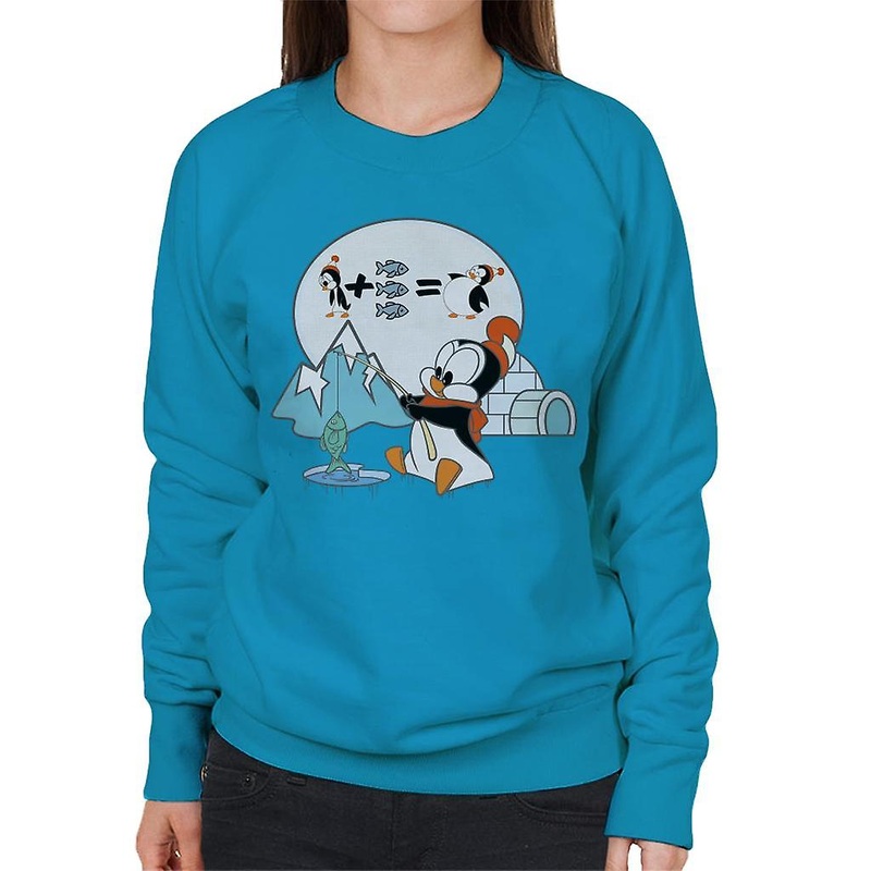 Woody Woodpecker Chilly Willy Fishing Women’s Sweatshirt