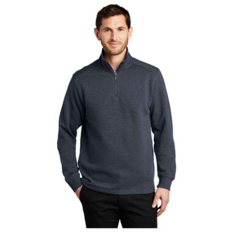 Port Authority F295 Slub Fleece 1/4-Zip Pullover