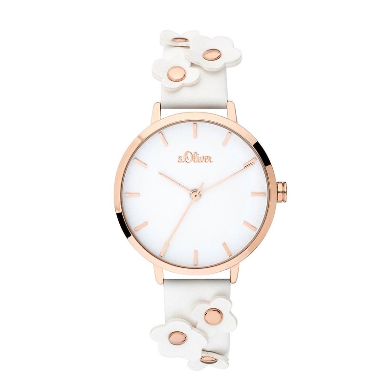 s.Oliver women’s watch wristwatch leather SO-3699-LQ