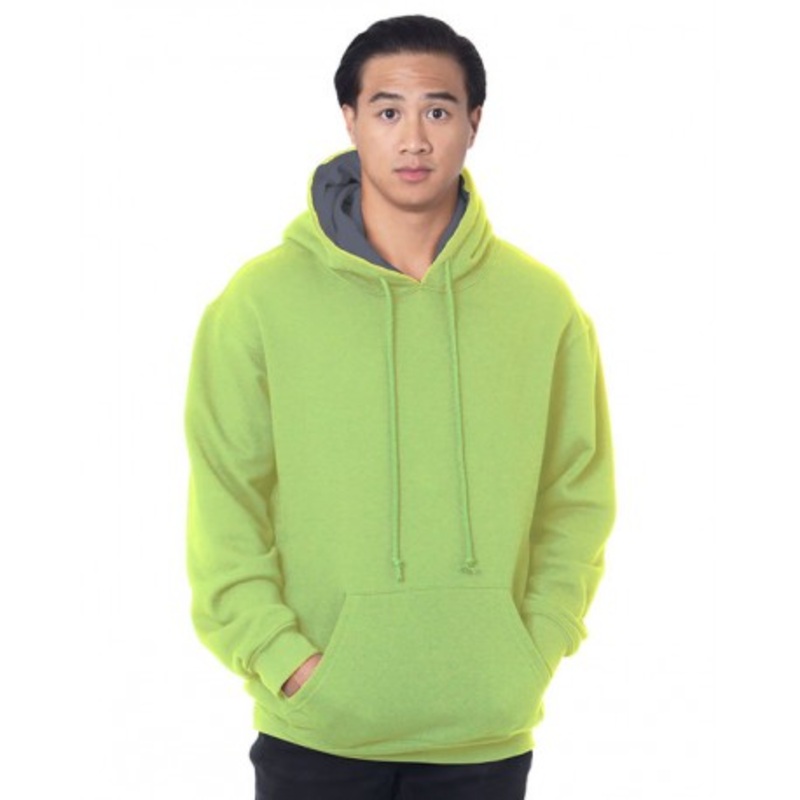 Bayside BA930 Adult Super Heavy Thermal-Lined Hooded Sweatshirt | Bayside BA930