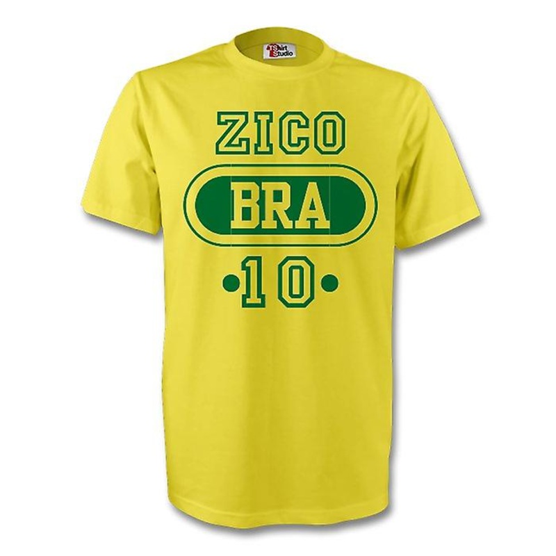 Zico Brazil Bra T-shirt (yellow) – Kids