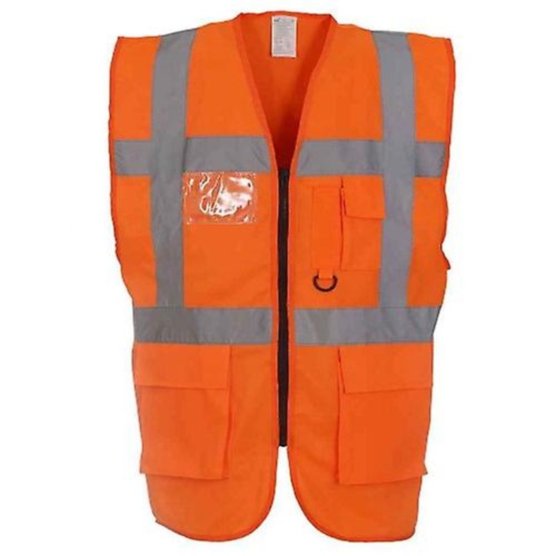 Yoko Unisex Adult Executive Hi-Vis Safety Waistcoat